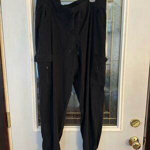 All in Motion Black Joggers- Athletic Material